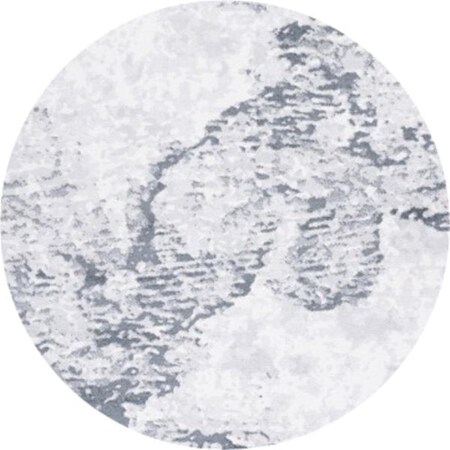 Safavieh 6 ft. 7 in. x 6 ft. 7 in. Toscana Round Power Loomed Rug; Grey & Ivory TOS664F-7R